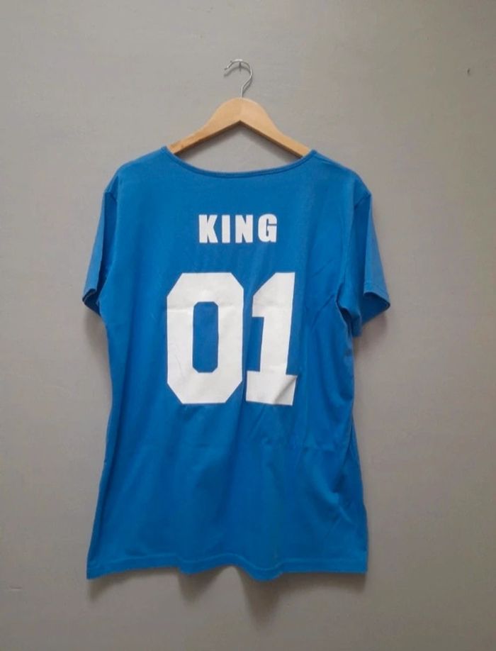T-shirt floquer King - photo numéro 2