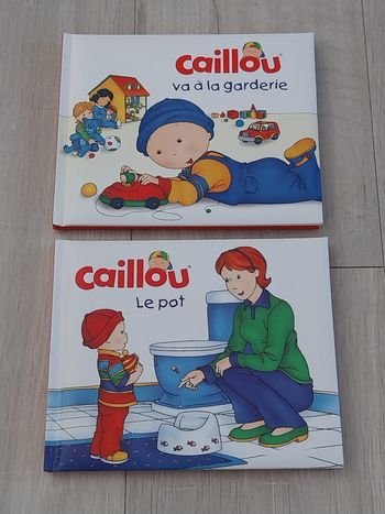 Lot de 2 livres Caillou 
