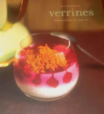 Livre de recettes Verrines José Maréchal