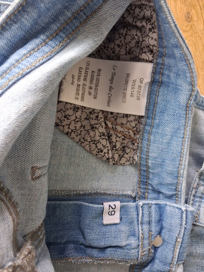 Robe salopette en jean's - photo numéro 4