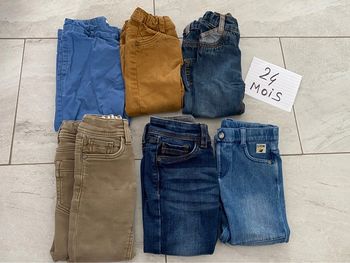 Lot de 6 pantalons 2 ans