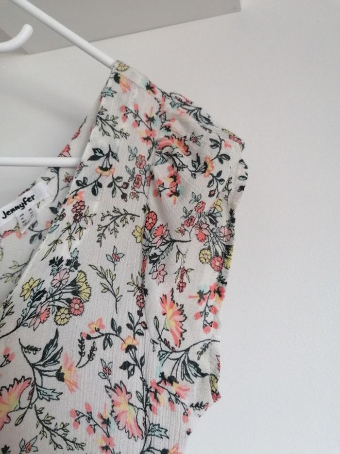 Robe de plage boutonnée crème Jennyfer taille 36 - photo numéro 4