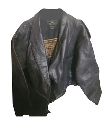 Manteau en cuir