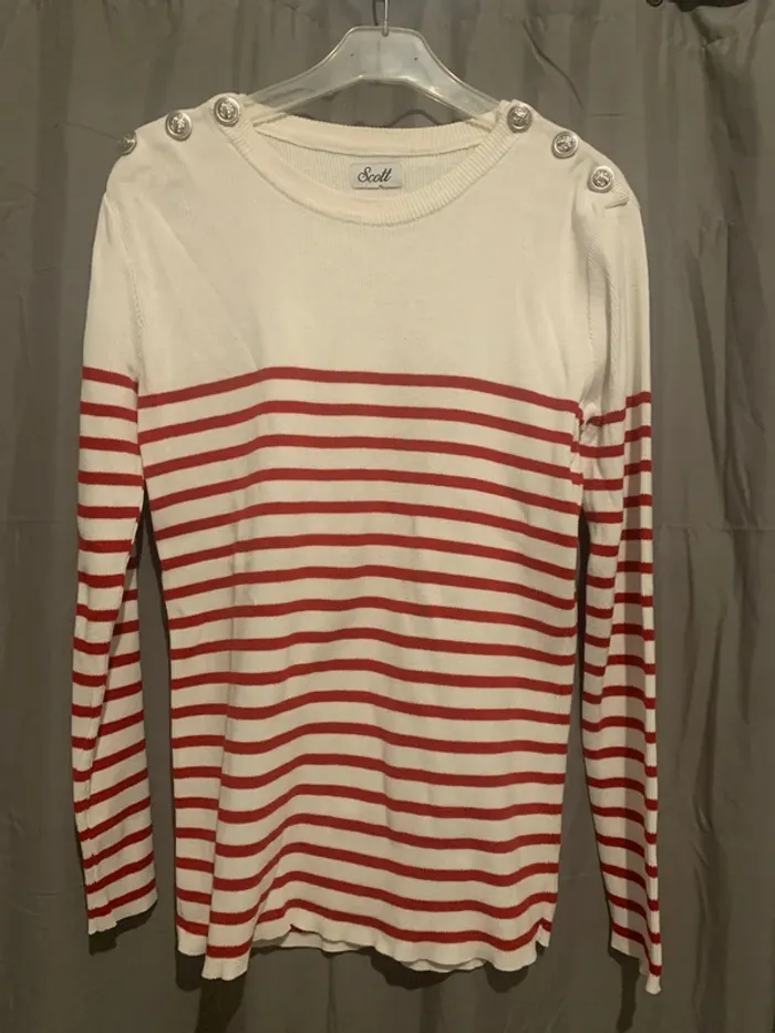 pull à rayures