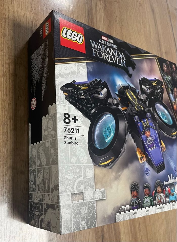 Lego Marvel le sunbird de shuri vaisseau jouet black Panther 76211 - photo numéro 5