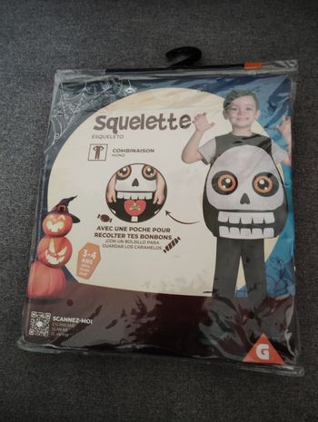 Déguisement squelette