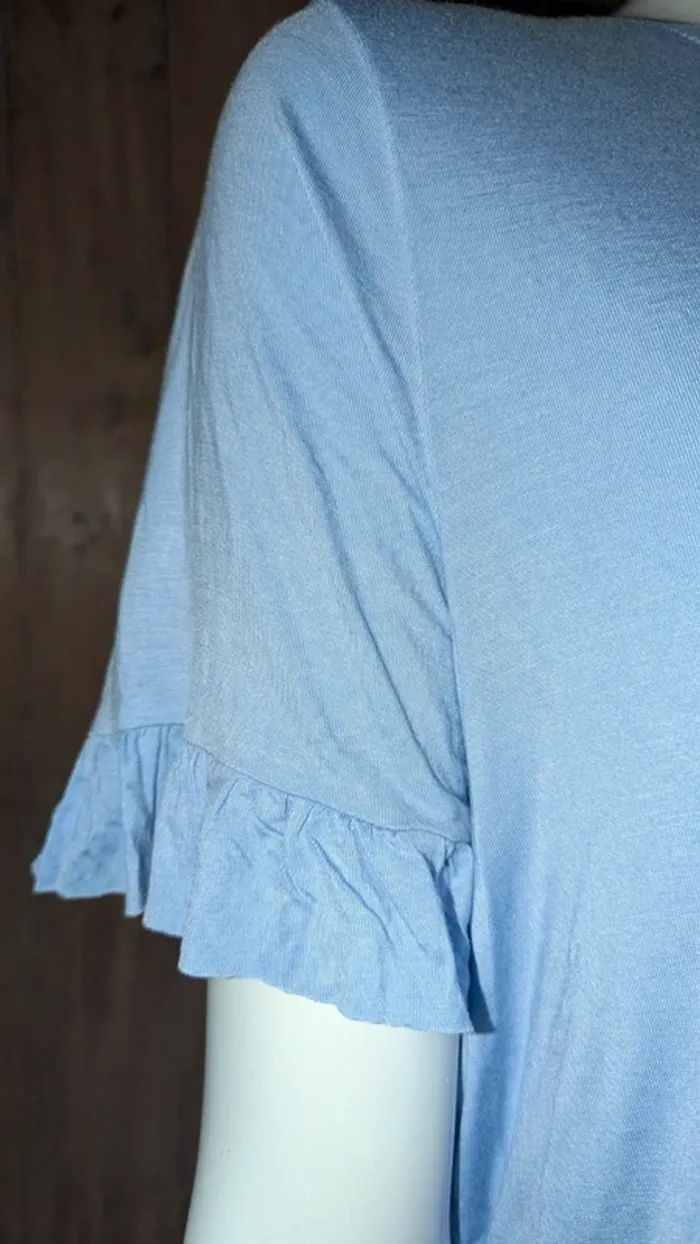 t-shirt à volants Greige XL - photo numéro 6