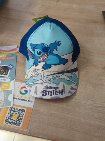 Casquette Disney stitch taille 52