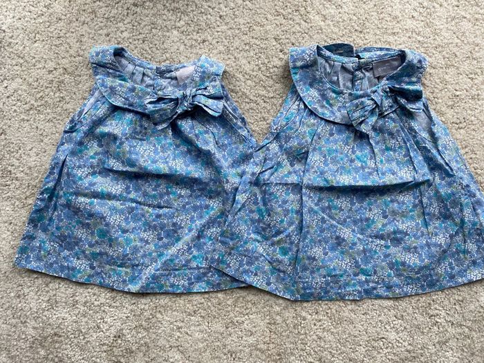 Lot de 2 blouses sans manches Cyrillus 🌻