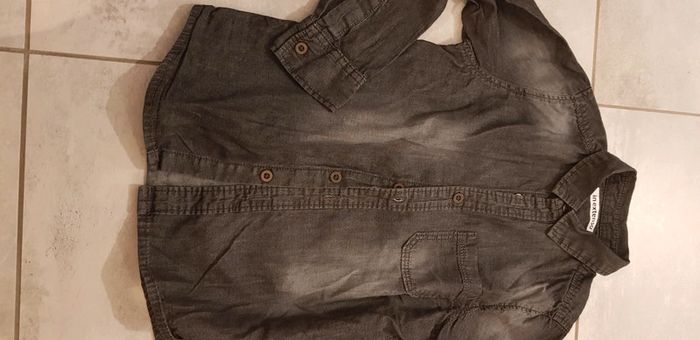 Veste en jean noire - photo numéro 2