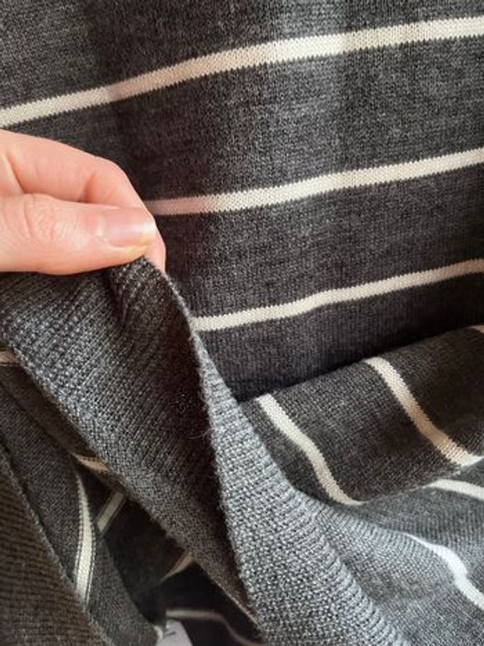 Pull fin rayé laine taille 38/40 - photo numéro 2