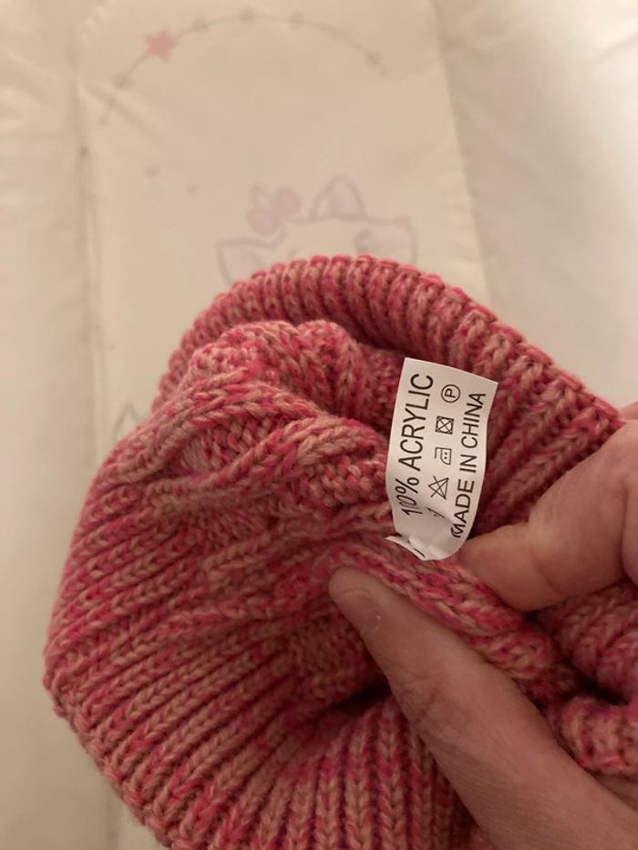 Bonnet rose - photo numéro 2