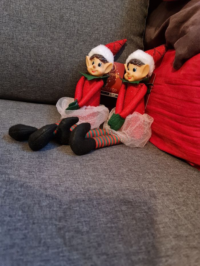 Lutin farceur fille Noël neuf - photo numéro 3