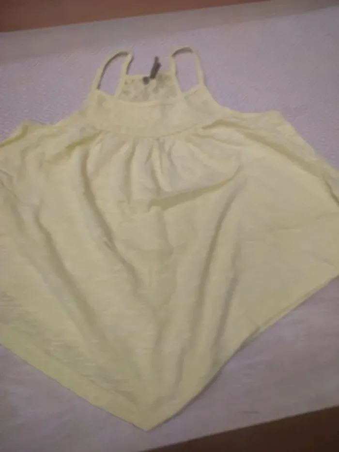 Débardeur dentelle dos jaune orchestra 10 ans - photo numéro 3