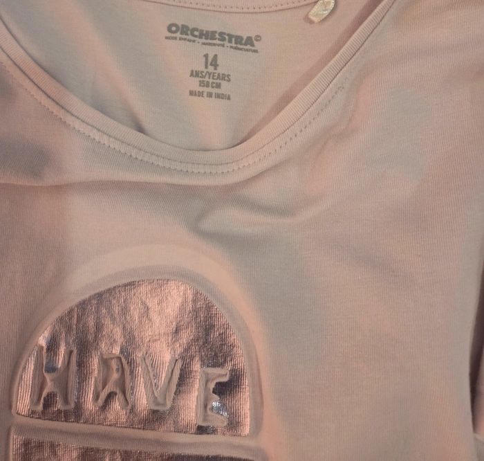 Tee-shirt Orchestra  ,taille 14 ans - photo numéro 3