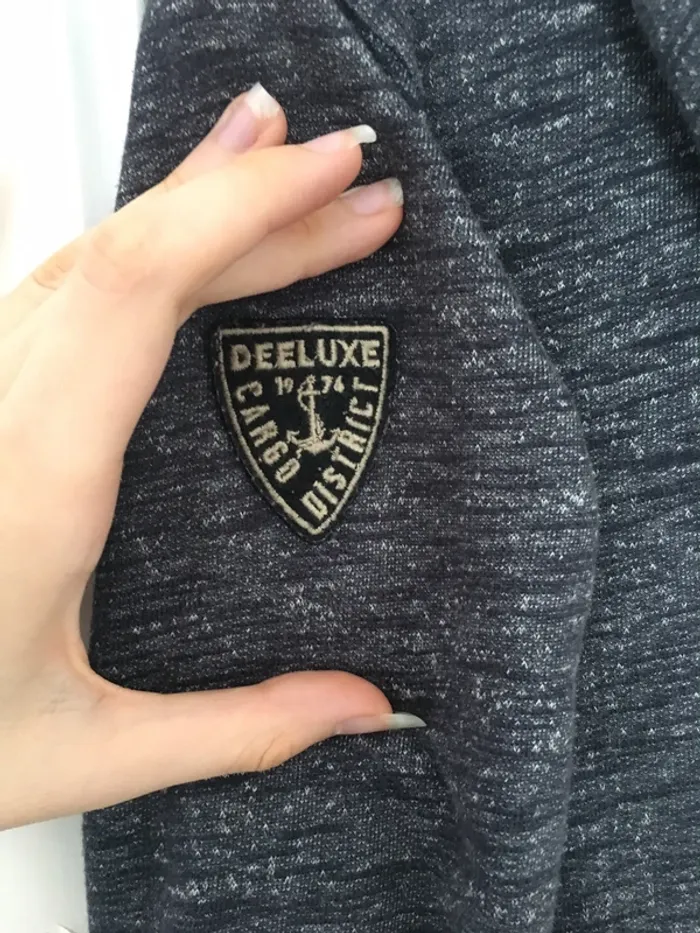 Gilet gris chiné 10 ans - photo numéro 3