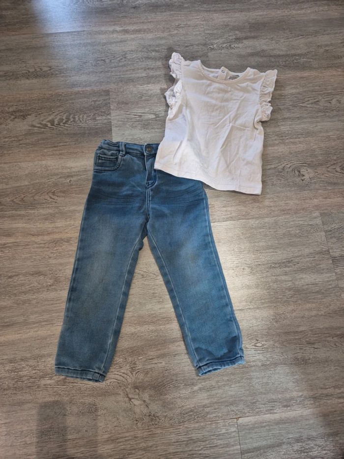 Jean et tee shirt blanc