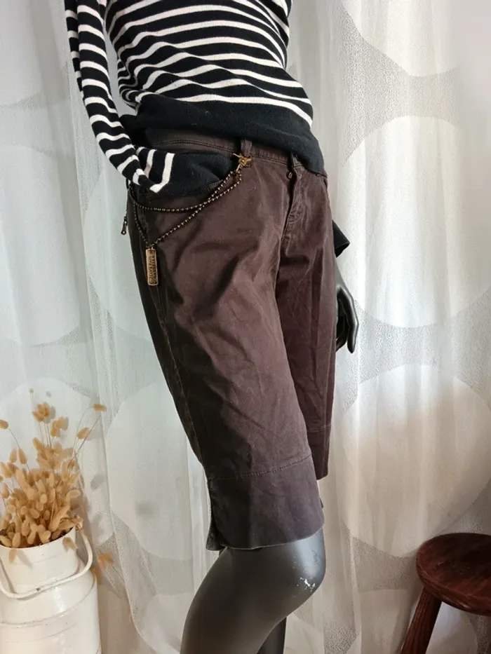 Jean Paul Gaultier "Short long marron" t. 32 us