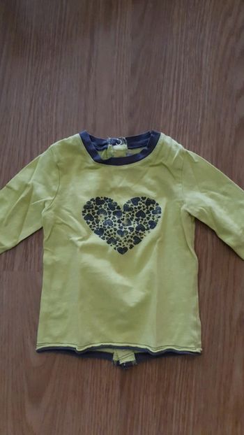 tee shirt orchestra 12 mois coeur