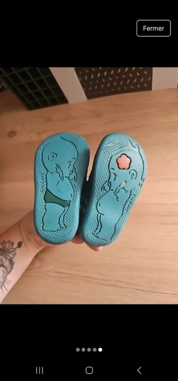 Chaussure de marché bébé garçon kickers pointure 20 - photo numéro 5