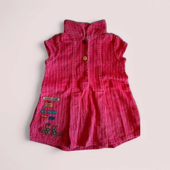 🩷 Robe rose pour fille, taille 6 mois.