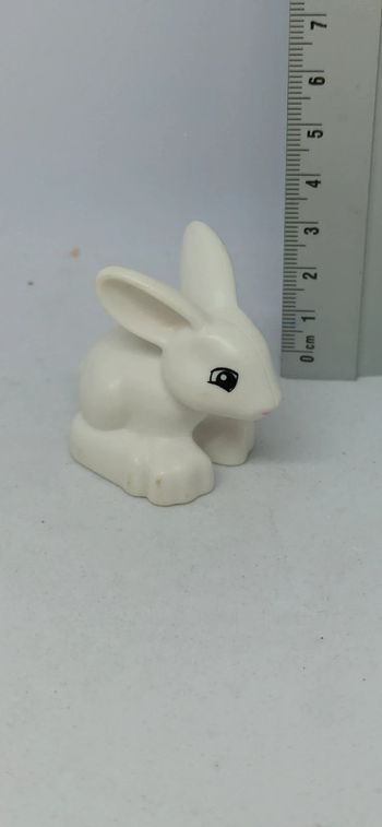 Lapin blanc lego duplo