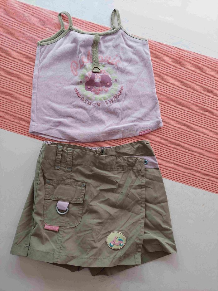 Ensemble jupe short débardeur 3ans