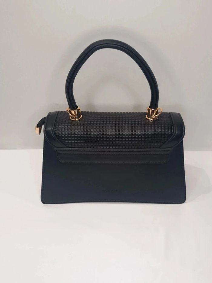 Sac à main Tom & Eva noir en similicuir - photo numéro 2