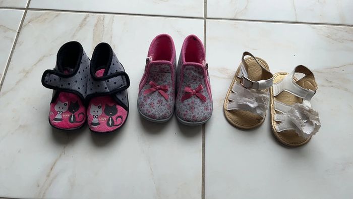 Lots chaussons chaussure
