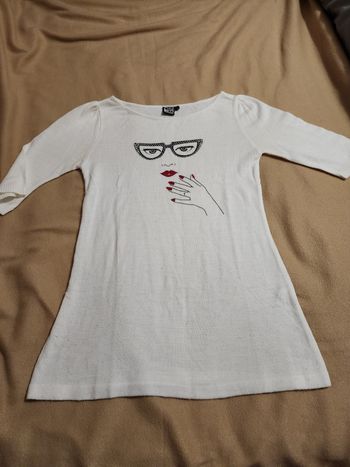 Pull léger motif "Lunettes"