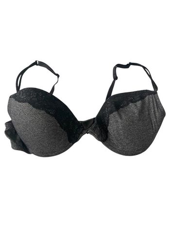 Soutien gorges gris dentelle noir Undiz