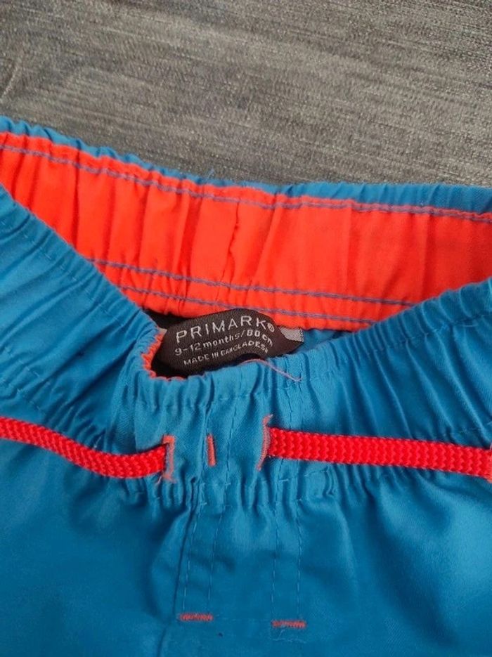 Short de bain Primark 9/12 mois 80 cm - photo numéro 2