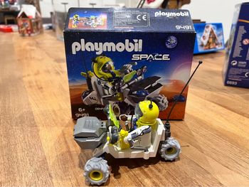 Playmobil 9491 spationaute avec véhicule d’exploration spatiale ( boîte complète )