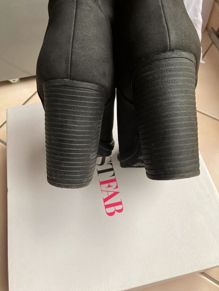 Bottines Justfab noires 38 - photo numéro 7