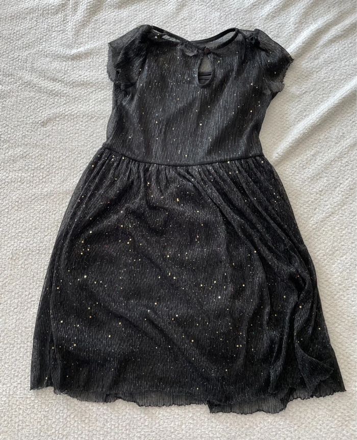 Robe noire pailletée fille Gemo 6 ans - photo numéro 3