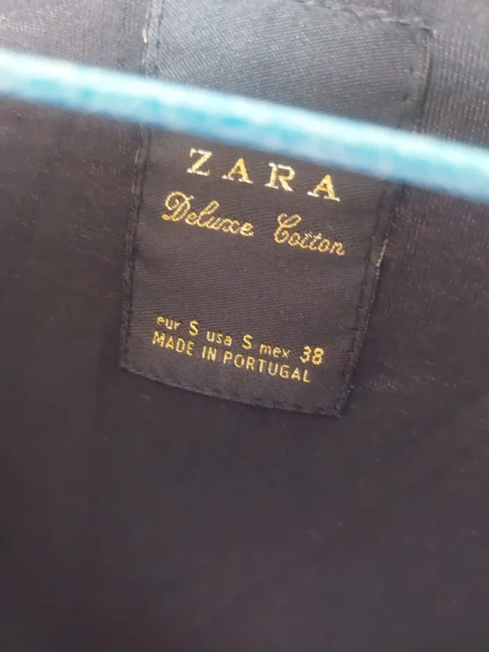 Tee shirt noir Zara - photo numéro 7