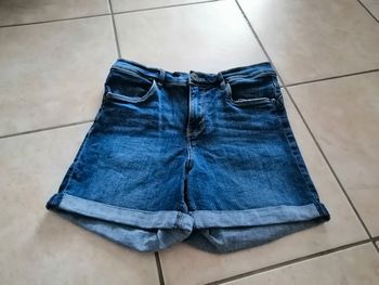 Short en jeans