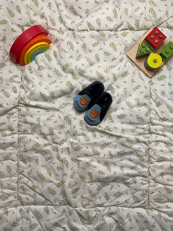 chaussons marine et bleu taille 19