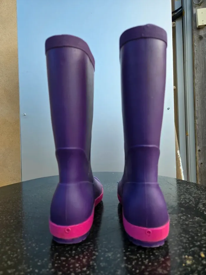Bottes violettes taille 33 - photo numéro 5