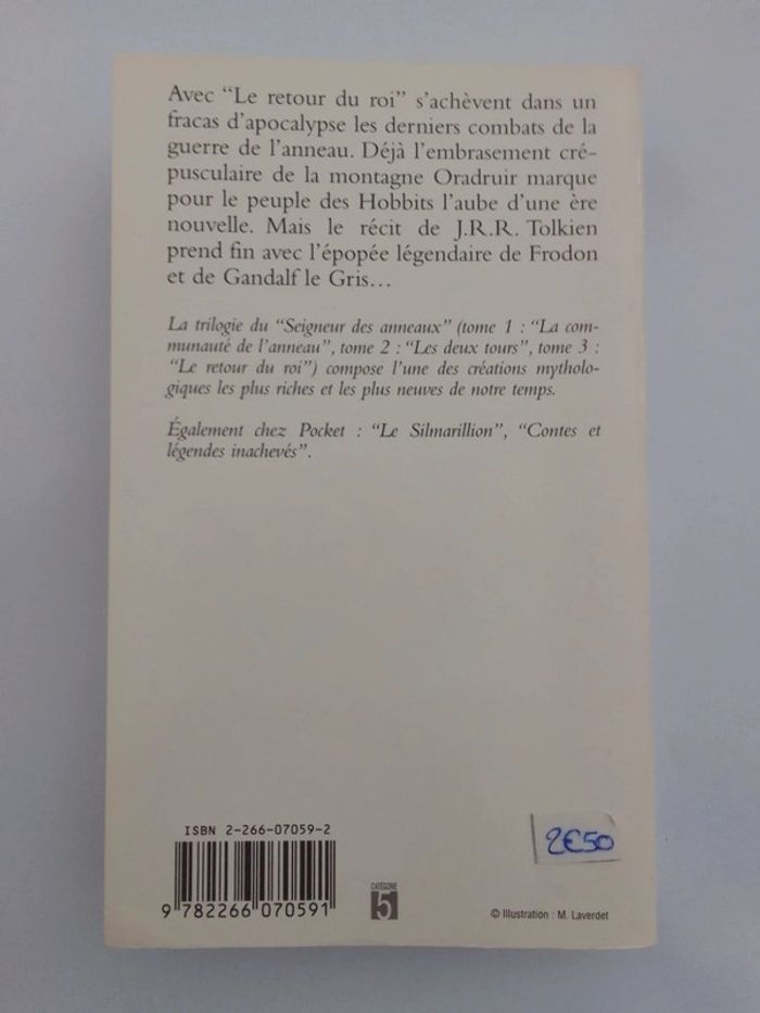 J.R.R. Tolkien - Le seigneur des anneaux 3 Le retour du roi - photo numéro 2