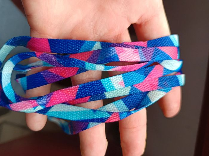 Lacets multicolores