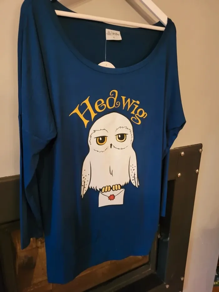T Shirt femme Manches Longues HP Hedwig - photo numéro 2