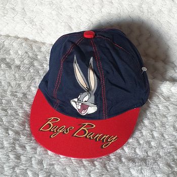 Casquette enfant looney tones 1990 rouge avec elastique