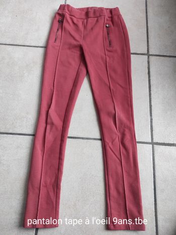 Pantalon legging tape à l'oeil