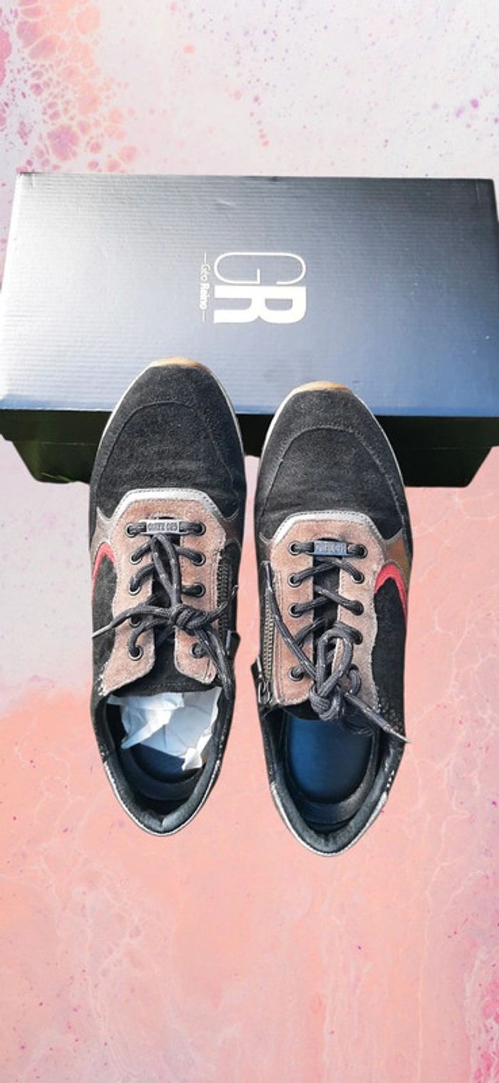 Basket en cuir pour femme pointure 39 - photo numéro 2