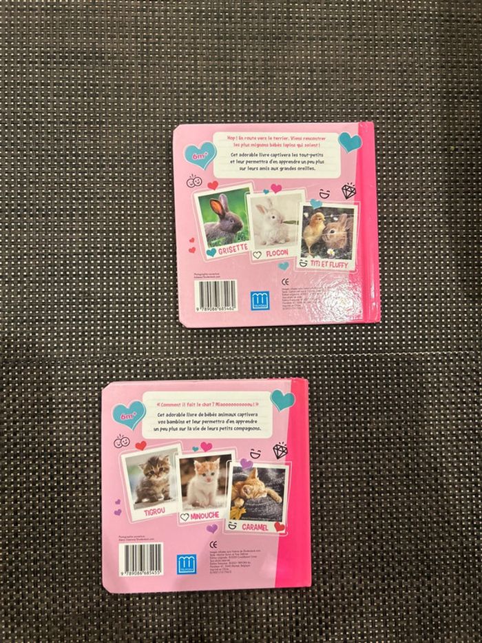 2 livres bébé collection j’aime ta frimousse - photo numéro 3