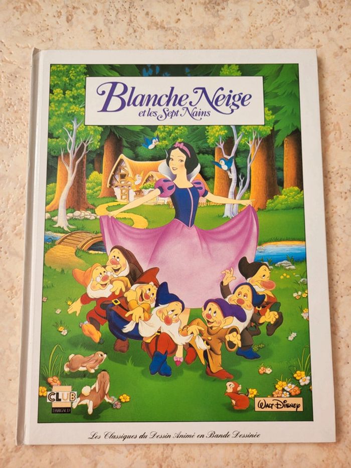 BD Blanche-Neige et les sept nains vintage