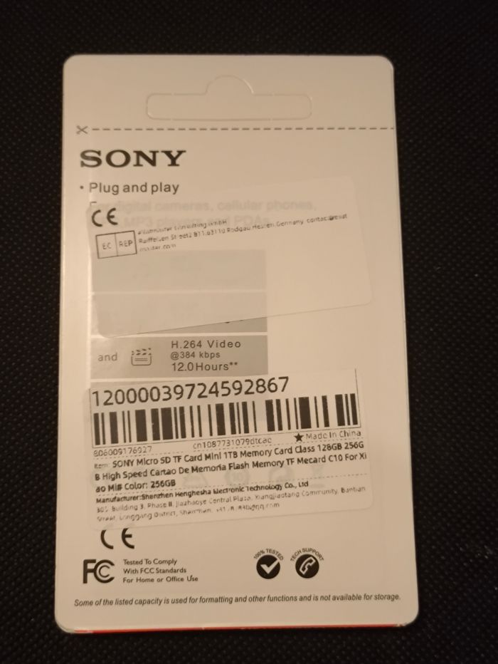 Carte Micro SD 256GB Sony - NEUVE avec Adaptateur - pour tablette # téléphone # switch ordinateur - photo numéro 2