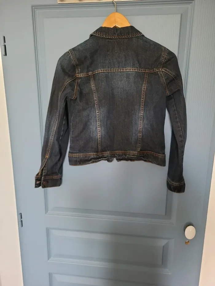Blouson en jean fille kiabi 12 ans - photo numéro 4