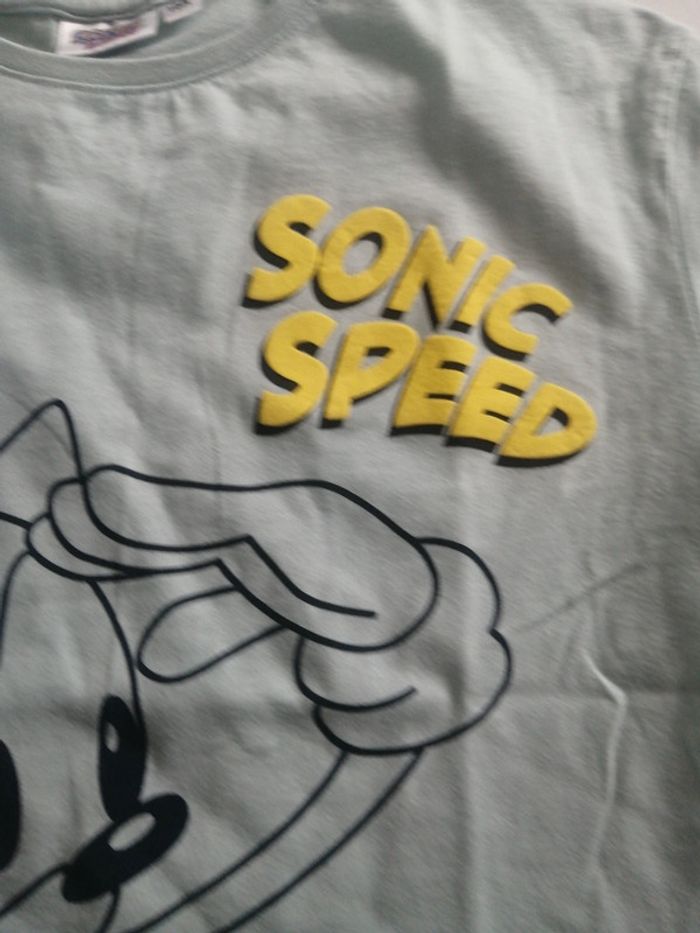 Tee shirt manche courte Sonic garçon 10A - photo numéro 3